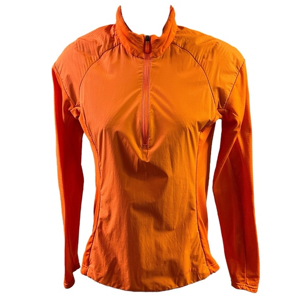 adidas Tops - Adidas Terrex Quarter Zip XS Long Sleeve Orange Polartec Outdoor Performance
